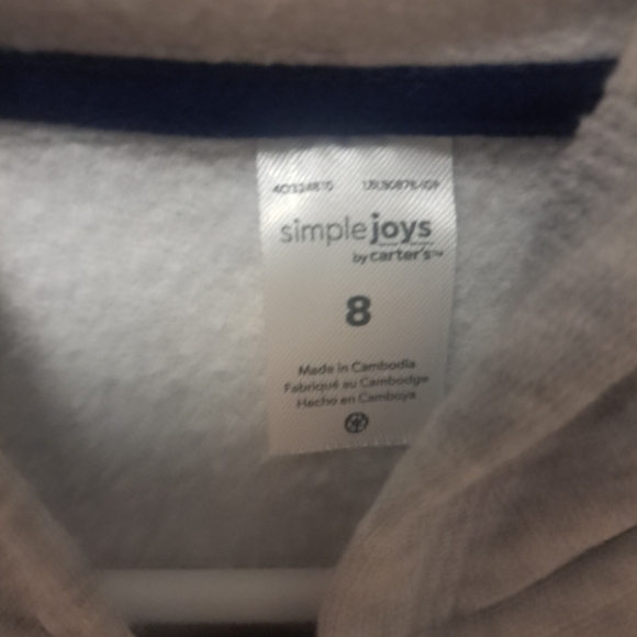 Simple Joys by Carter’s Zip-Up Hoodie
Size: 8 (Kids) - Picture 3 of 3